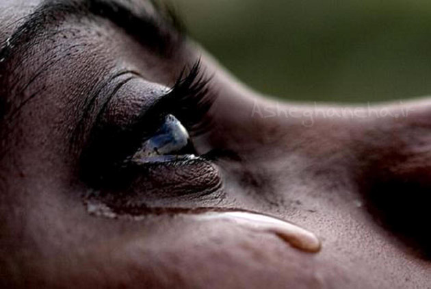 اشک زن زیبایی گریه مادر 
